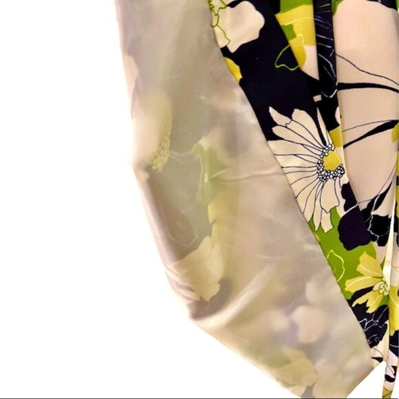 Vintage Handmade Spring Summer Floral Print Polyester Tie Halter Shift Dress - Picture 13 of 15